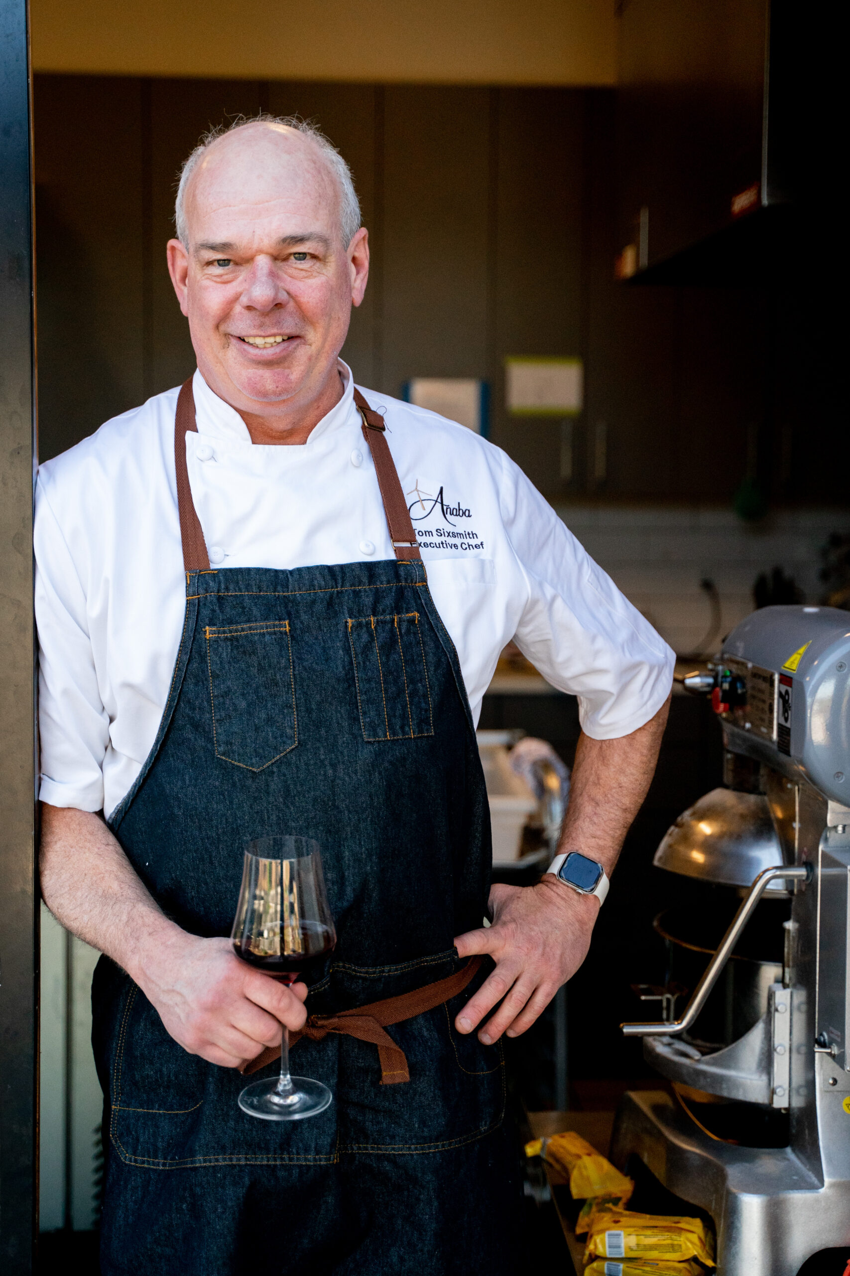 Tom Sixsmith, Anaba Executive Chef, posing for a photo.